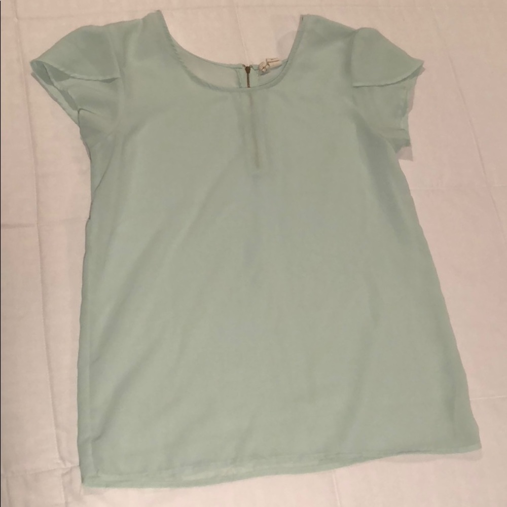 ⭐️ Mint Sheer Top 5/$25!